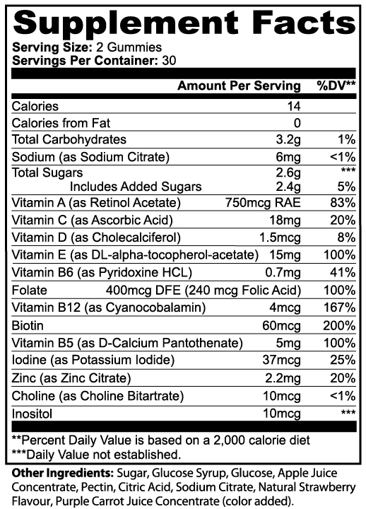 Alchemē Multivitamin Bear Gummies (Adult)